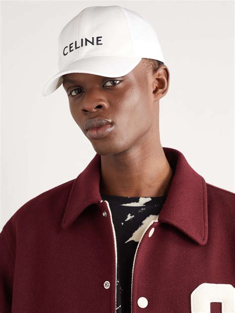 celine logo baseball cap